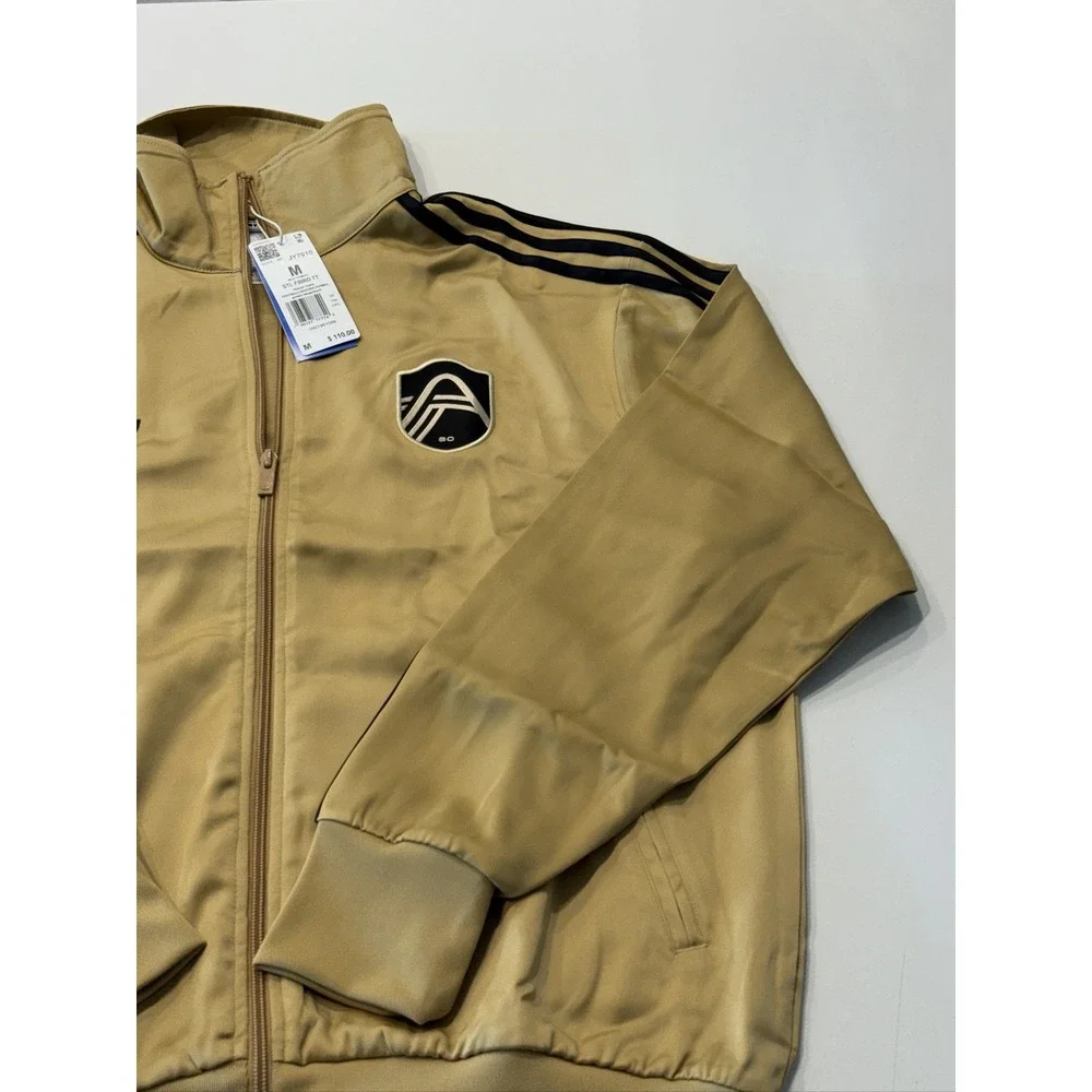 Adidas St. Louis SC Firebird Track Top Men's M Golden Beige JY7910 Jacket